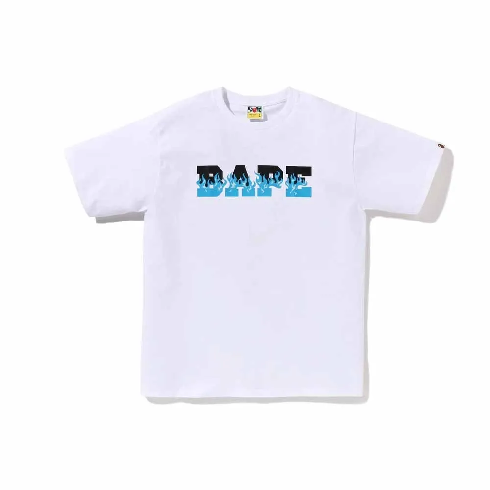 A BATHING APE  |Crew Neck Pullovers Unisex Street Style Plain Short Sleeves