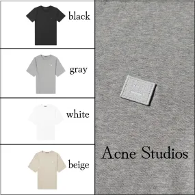 Acne Studios  |Crew Neck Pullovers Unisex Street Style Plain Cotton