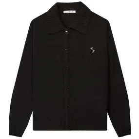 Acne Studios Polo Wool Cardigan Black