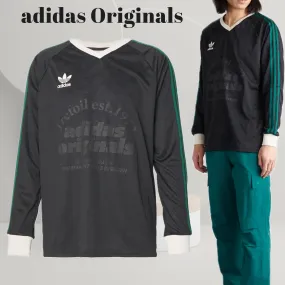 adidas  |Pullovers Street Style V-Neck Long Sleeves