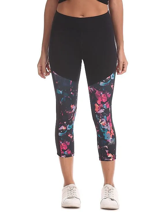 Aeropostale Printed Cropped Leggings