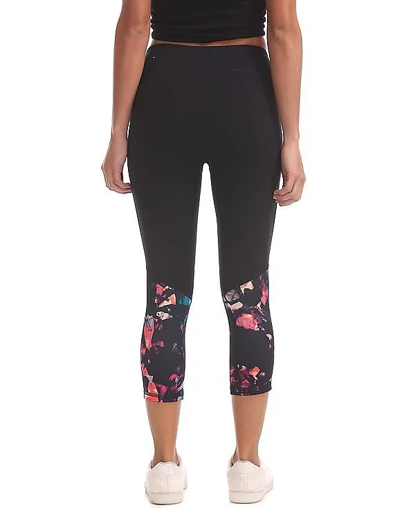 Aeropostale Printed Cropped Leggings