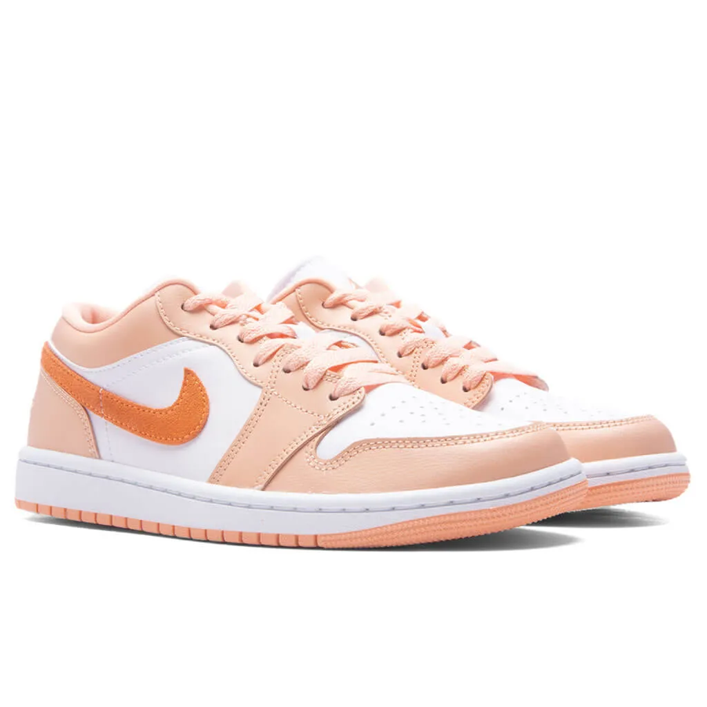 Air Jordan 1 Low Women's - Sunset Haze/Bright Citrus