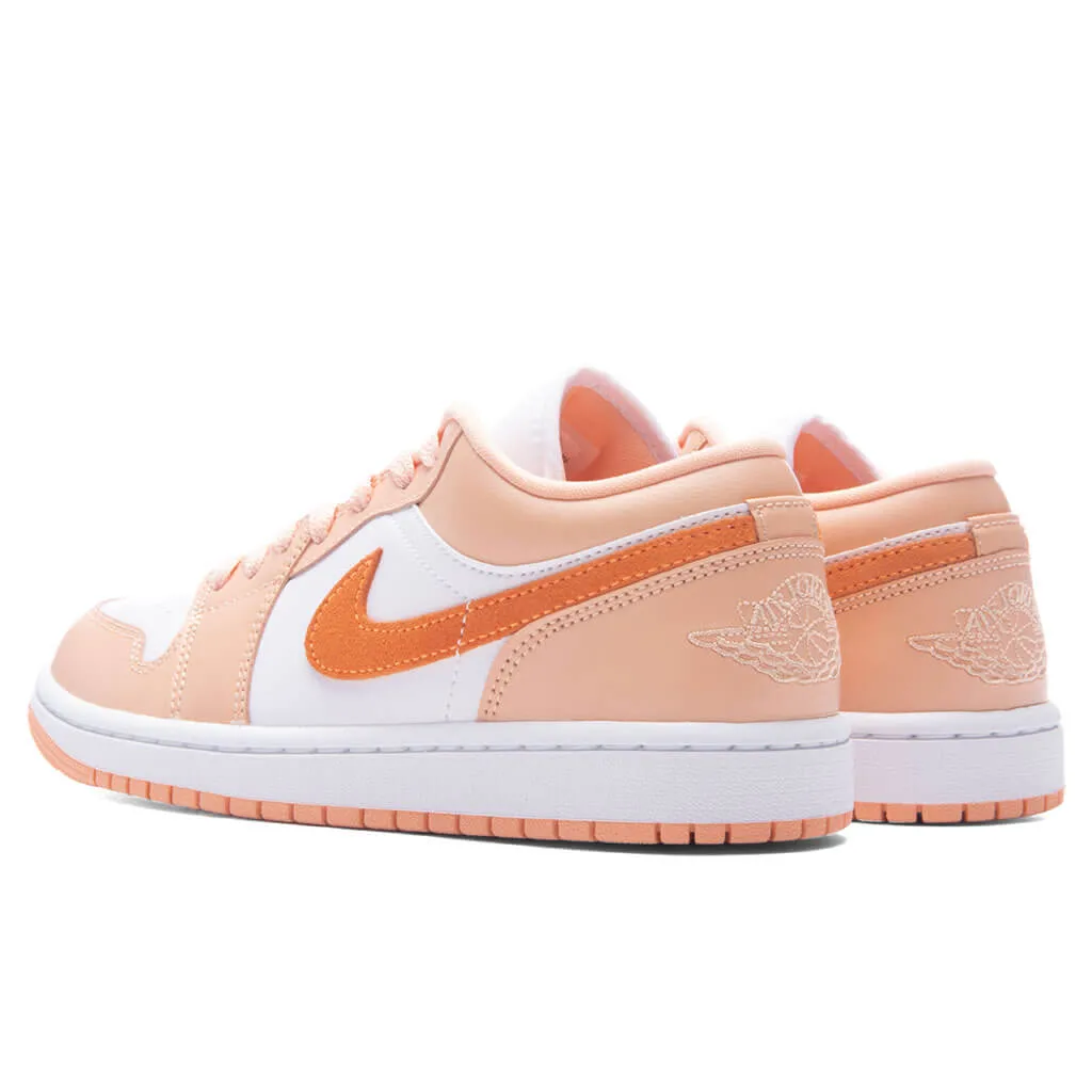 Air Jordan 1 Low Women's - Sunset Haze/Bright Citrus