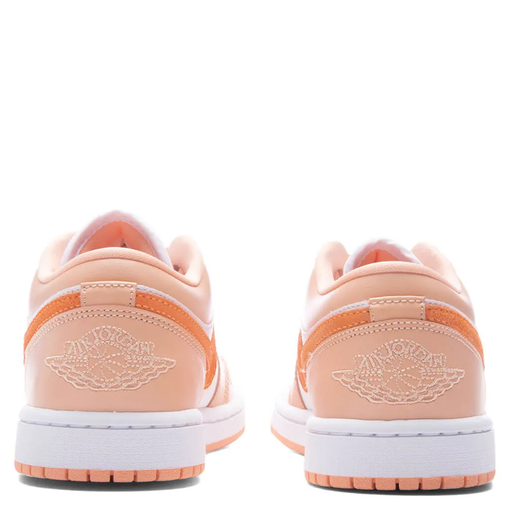 Air Jordan 1 Low Women's - Sunset Haze/Bright Citrus