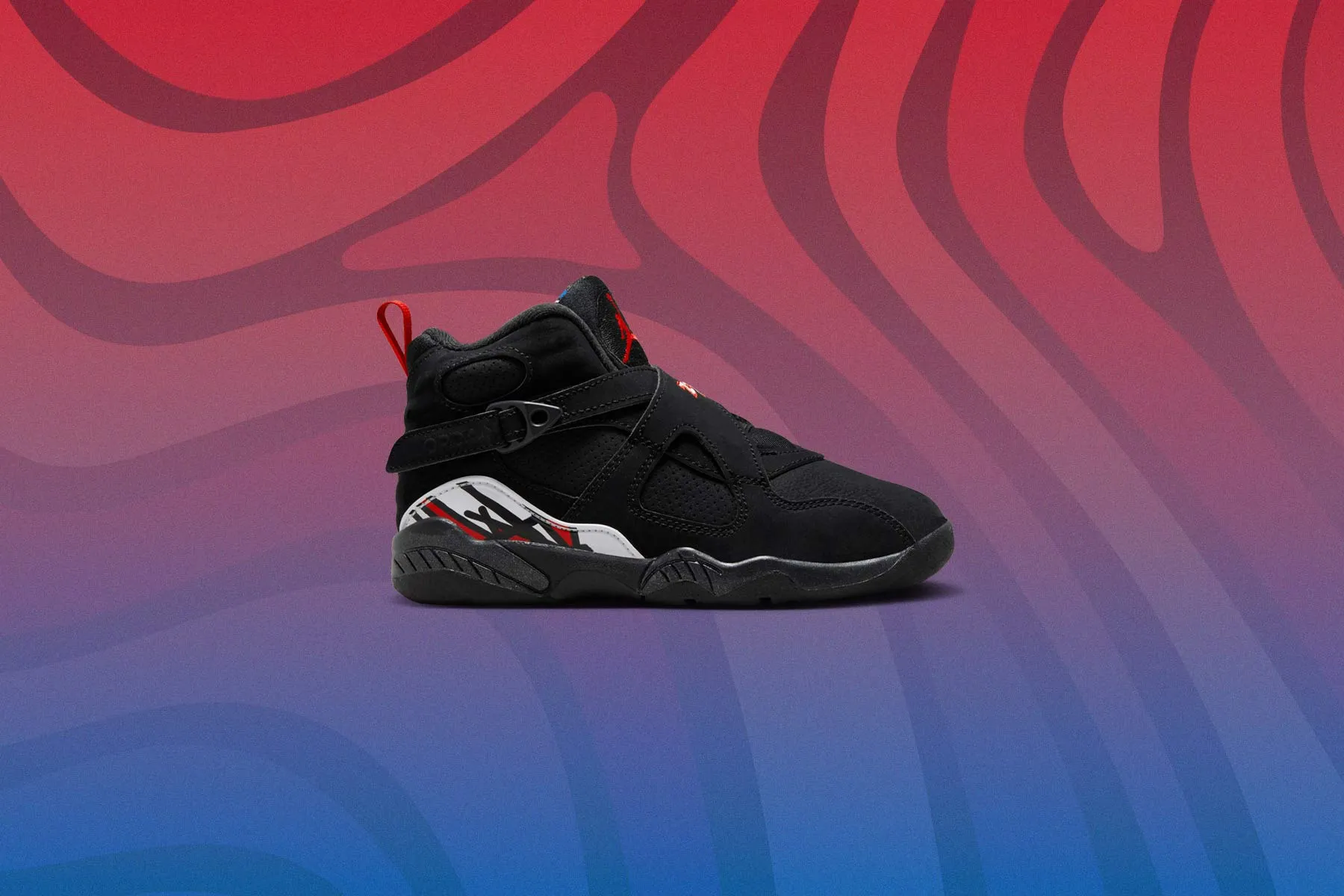 Air Jordan 8 Retro Playoffs (PS) - Black/True Red