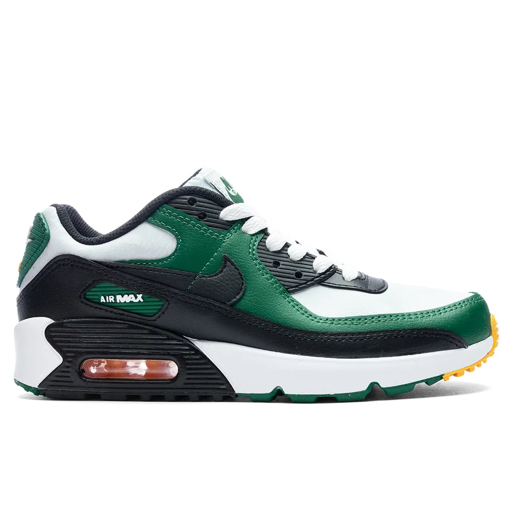 Air Max 90 LTR (GS) - Pure Platinum/Black/Gorge Green