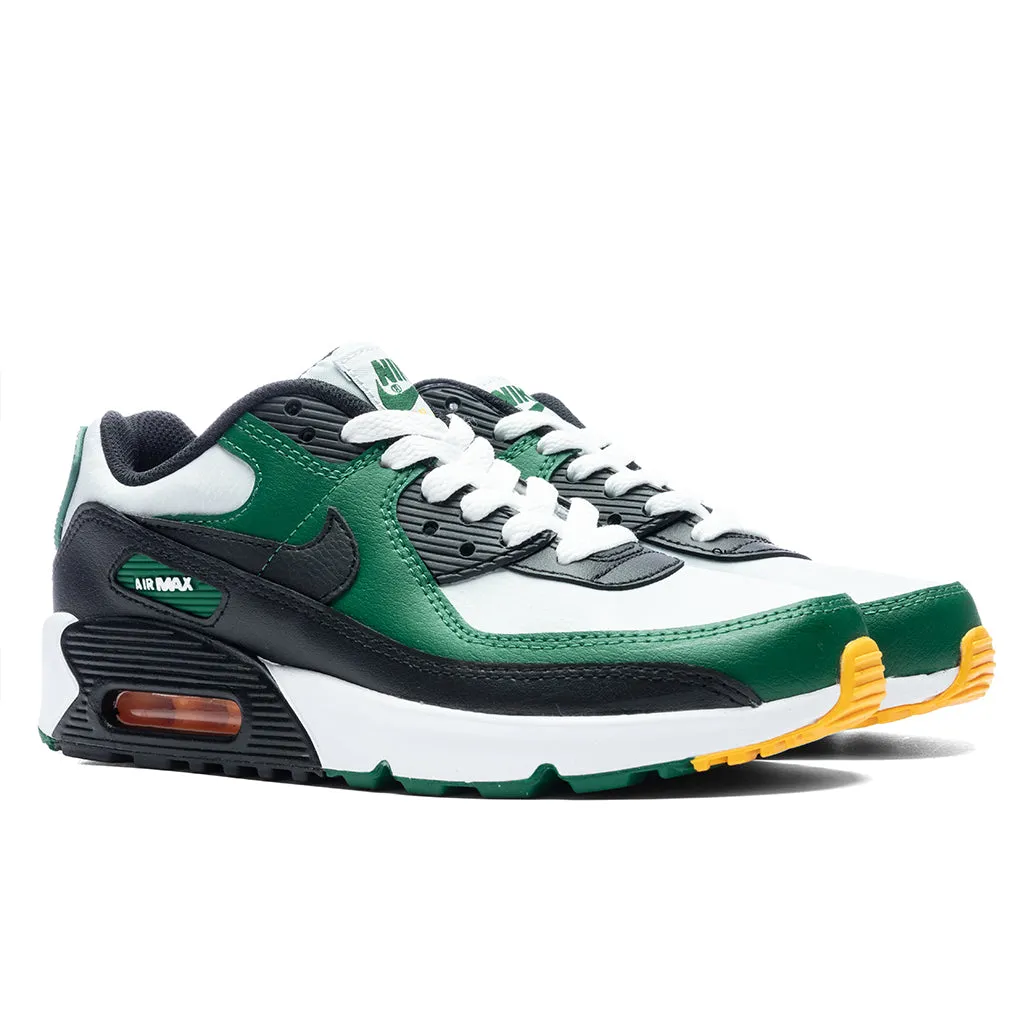 Air Max 90 LTR (GS) - Pure Platinum/Black/Gorge Green