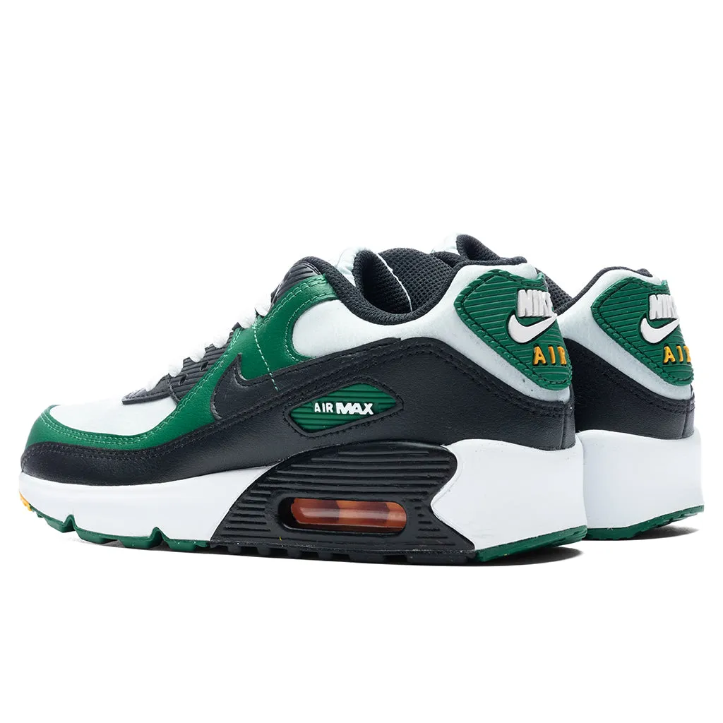 Air Max 90 LTR (GS) - Pure Platinum/Black/Gorge Green