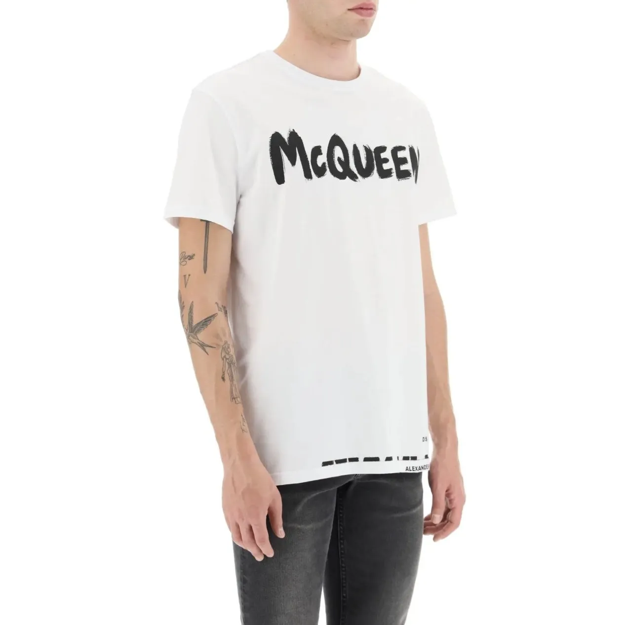 alexander mcqueen  |Crew Neck Pullovers Street Style U-Neck Plain Cotton