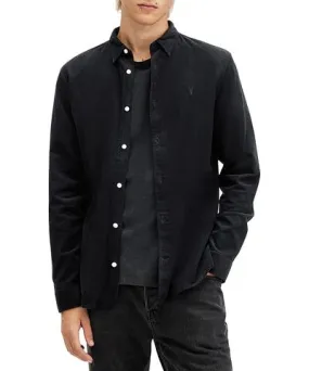 Allsaints Birchwood Slim Fit Long Sleeve Shirt