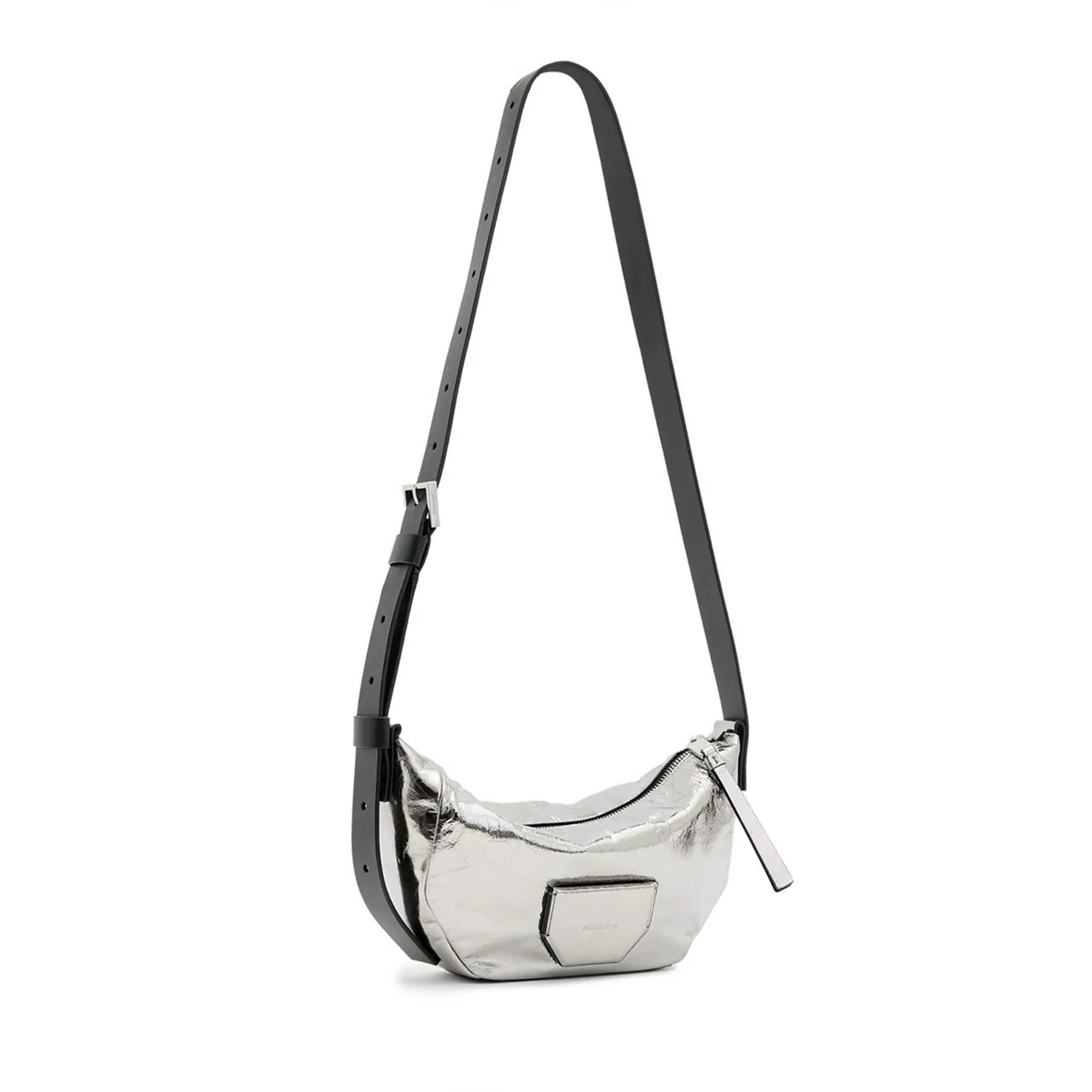 ALLSAINTS Madea Crossbody Bag - Gunmetal Grey