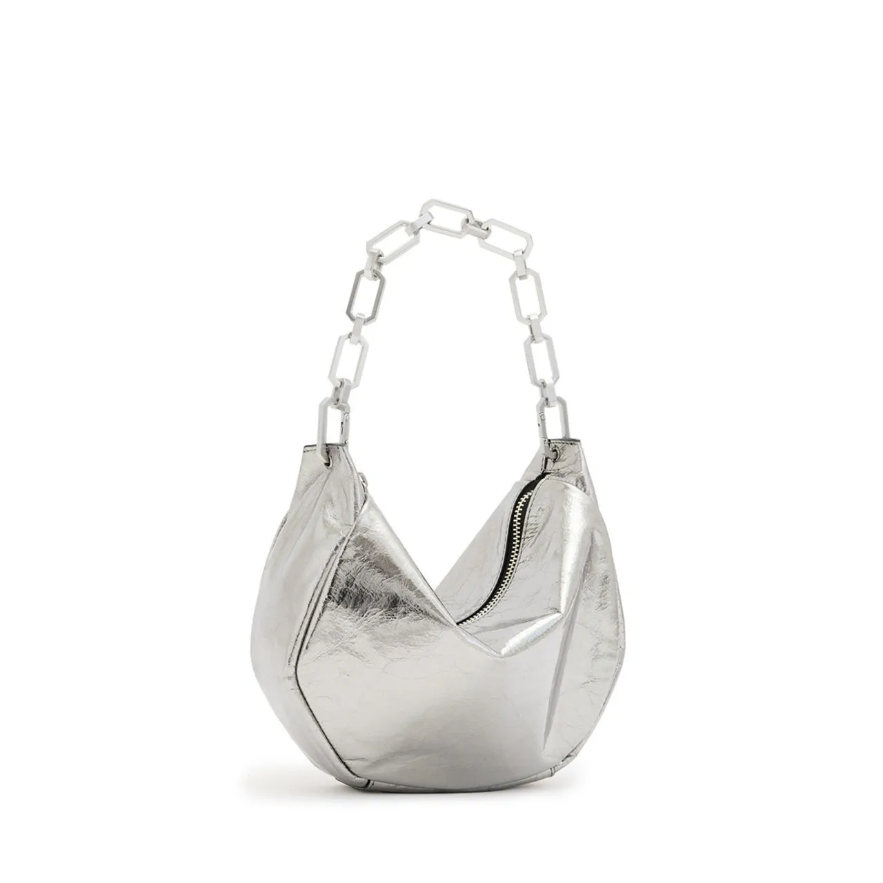 ALLSAINTS Madea Mini Chain Bag - Gunmetal Grey