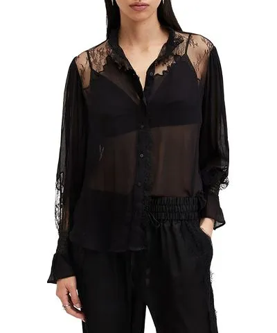 Allsaints Rory Lace Shirt