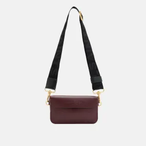 ALLSAINTS Zoe Leather Crossbody Bag - BURNT RED