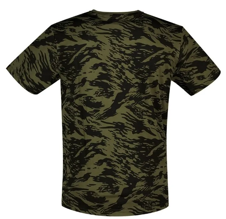 ALPHA INDUSTRIES  |Crew Neck Pullovers Camouflage Street Style Short Sleeves