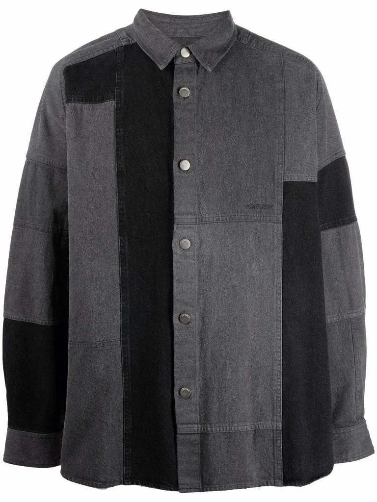 AMBUSH  |Denim Long Sleeves Plain Cotton Logo Shirts