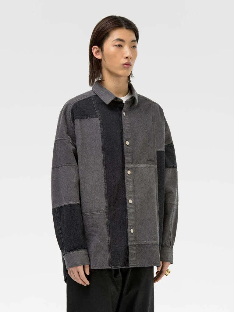 AMBUSH  |Denim Long Sleeves Plain Cotton Logo Shirts