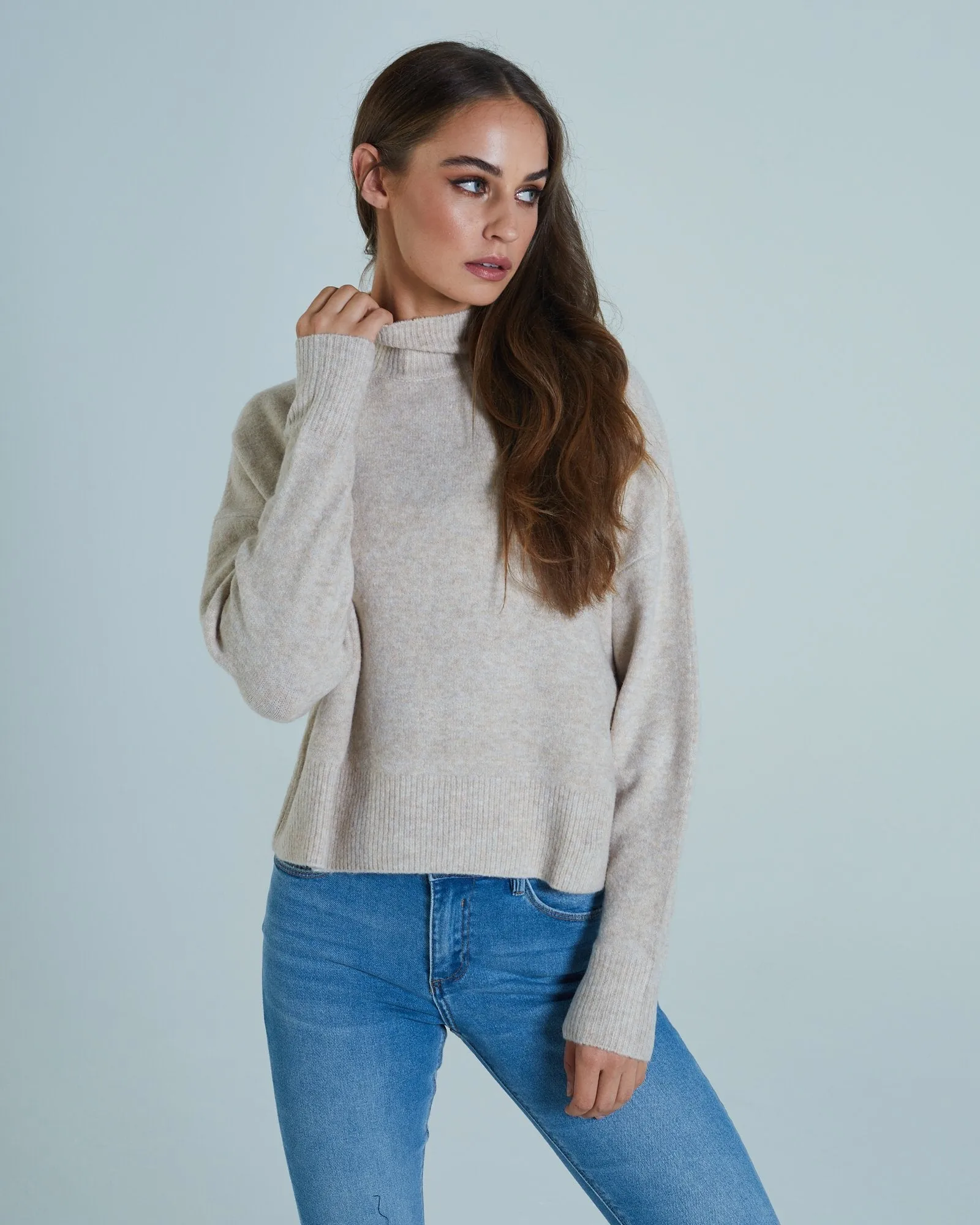 Amelie Knit Oatmeal Melange