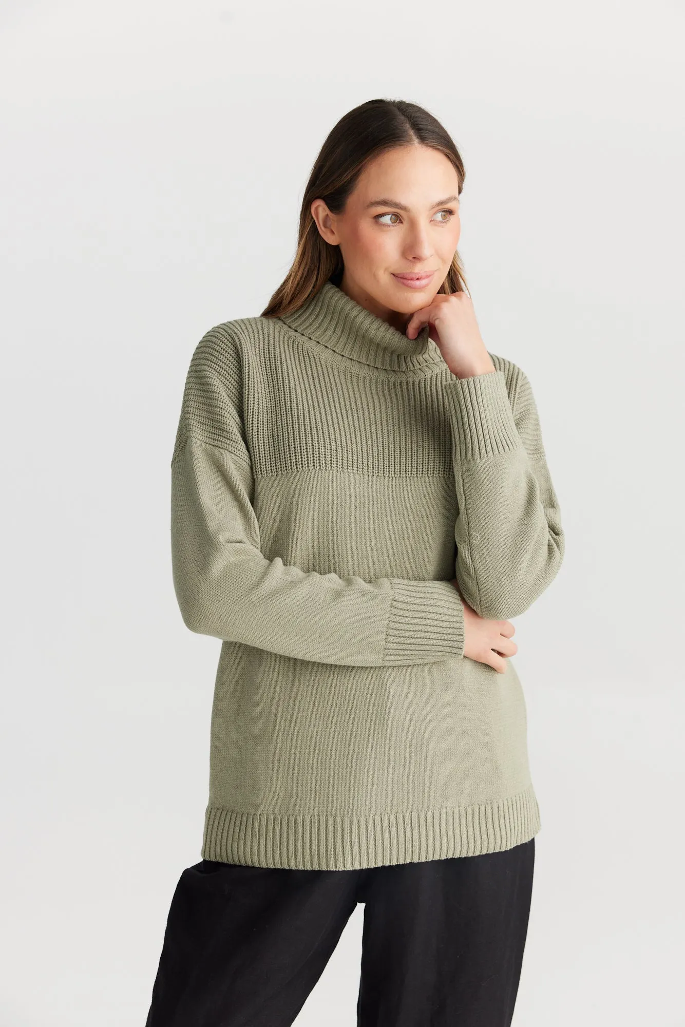 Amore Knit - Sage Moss