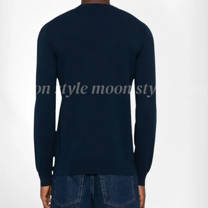 A.P.C.  |Long Sleeves Plain Cotton Designers Sweaters