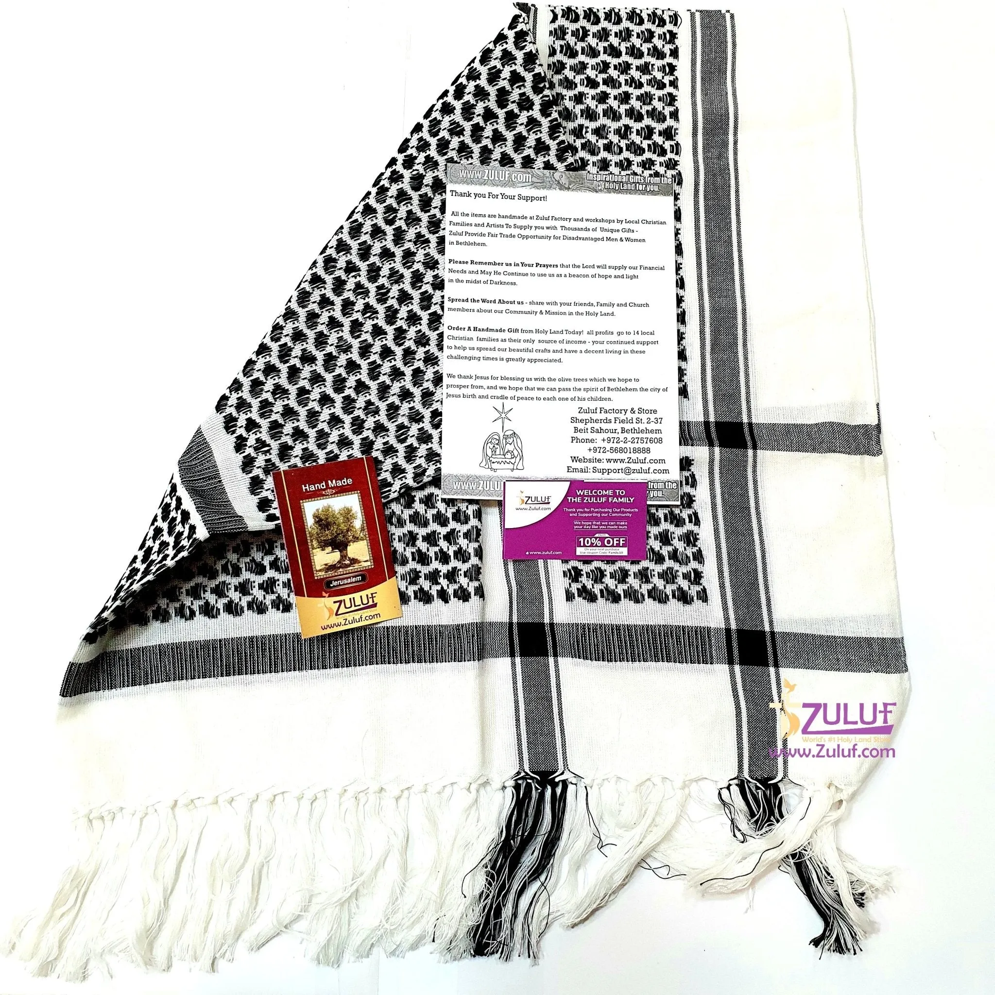 Arafat Arab Scarf Shawl Keffiyeh Kafiya shemagh desret Palestine AUTHENTIC MIddle Eastern Red HLG208