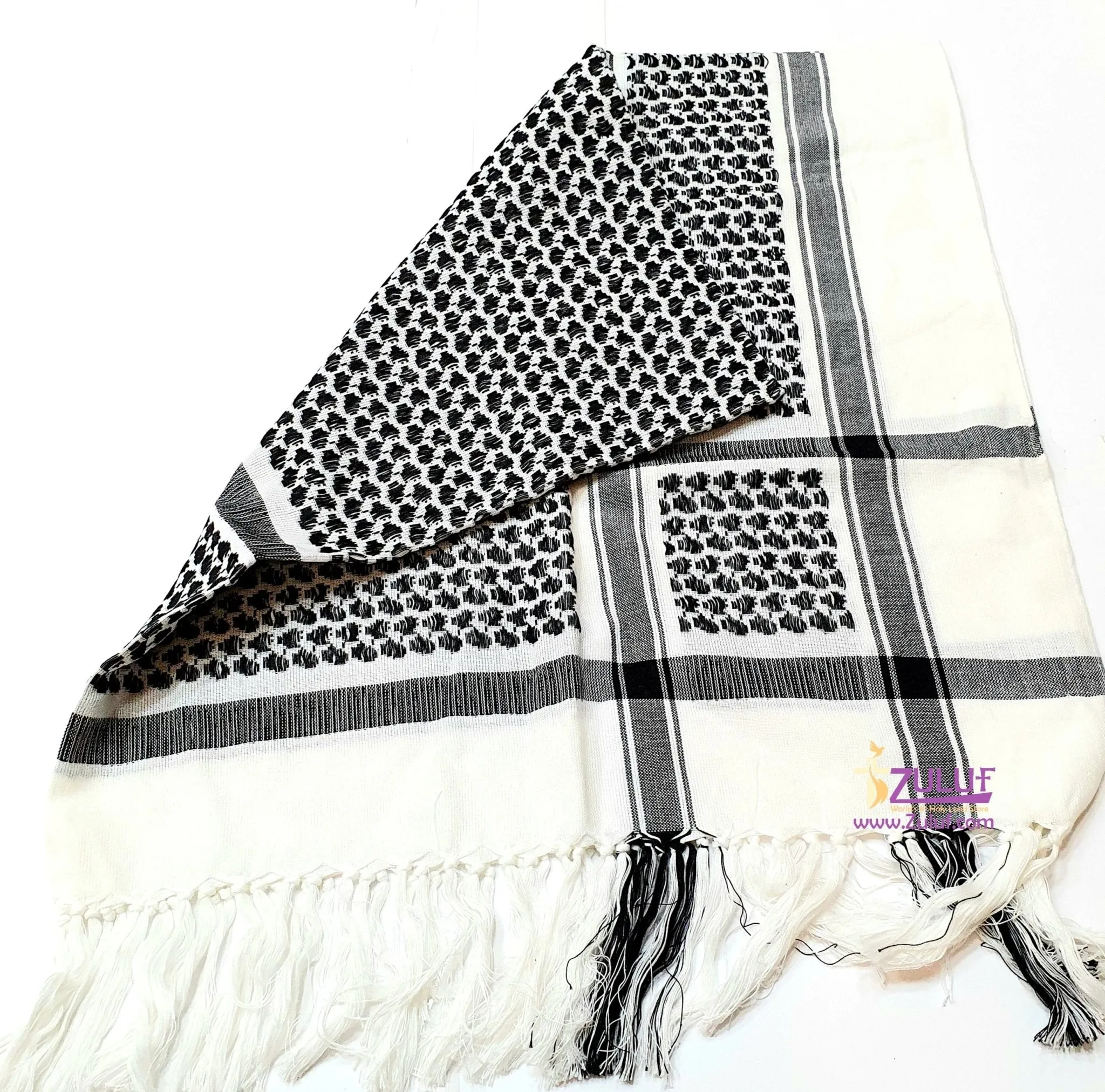 Arafat Arab Scarf Shawl Keffiyeh Kafiya shemagh desret Palestine AUTHENTIC MIddle Eastern Red HLG208