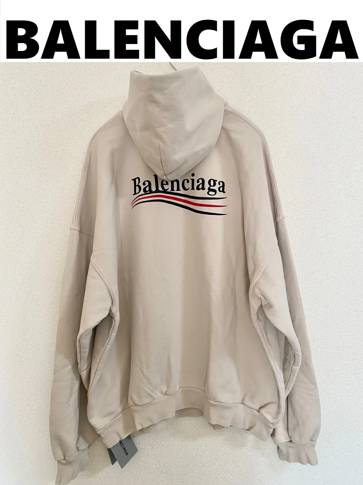 BALENCIAGA  |Pullovers Unisex Street Style Long Sleeves Cotton Oversized