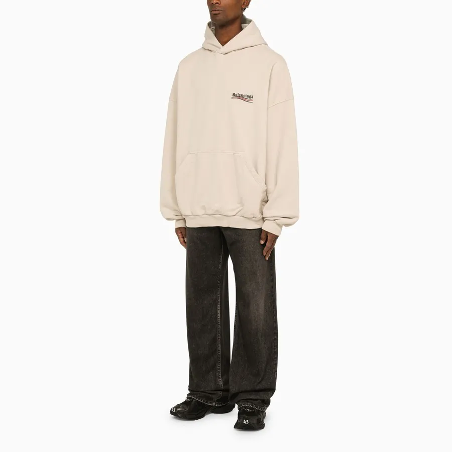 BALENCIAGA  |Pullovers Unisex Street Style Long Sleeves Cotton Oversized