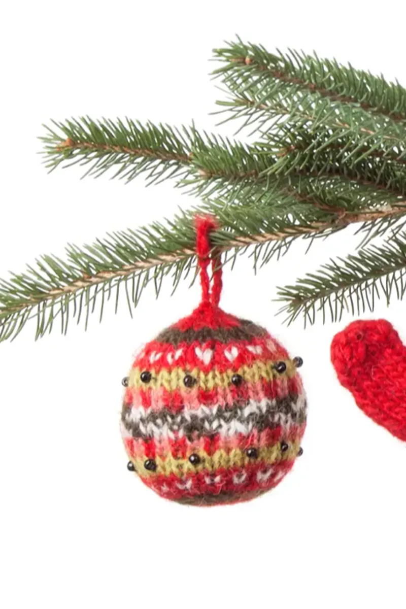 Ball Wool Ornament