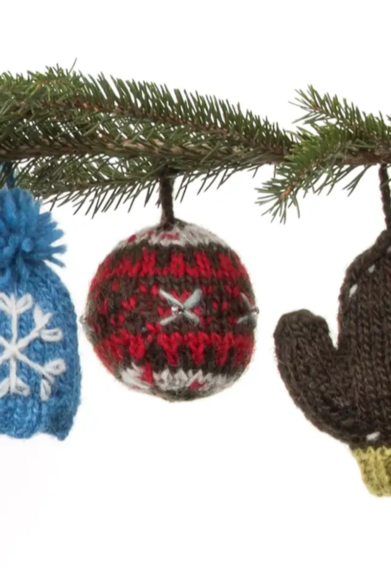 Ball Wool Ornament