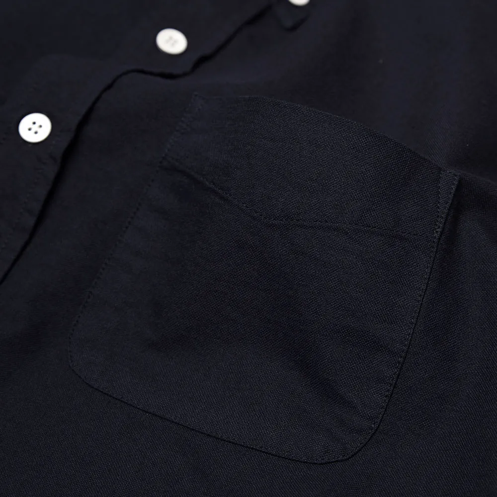 Band Of Outsiders Button Down Overdyed Oxford ShirtDark Navy