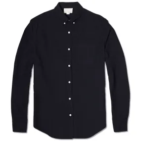 Band Of Outsiders Button Down Overdyed Oxford ShirtDark Navy