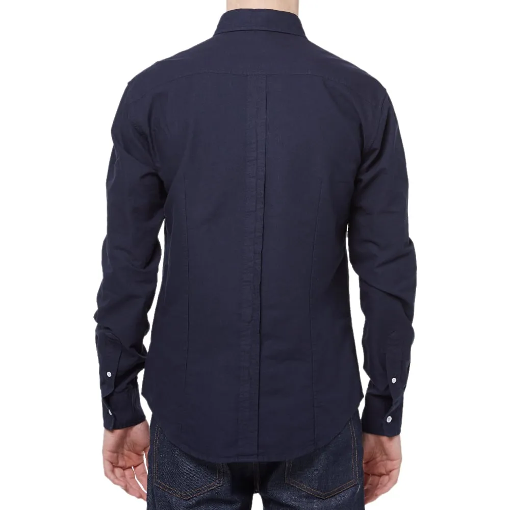 Band Of Outsiders Button Down Overdyed Oxford ShirtDark Navy