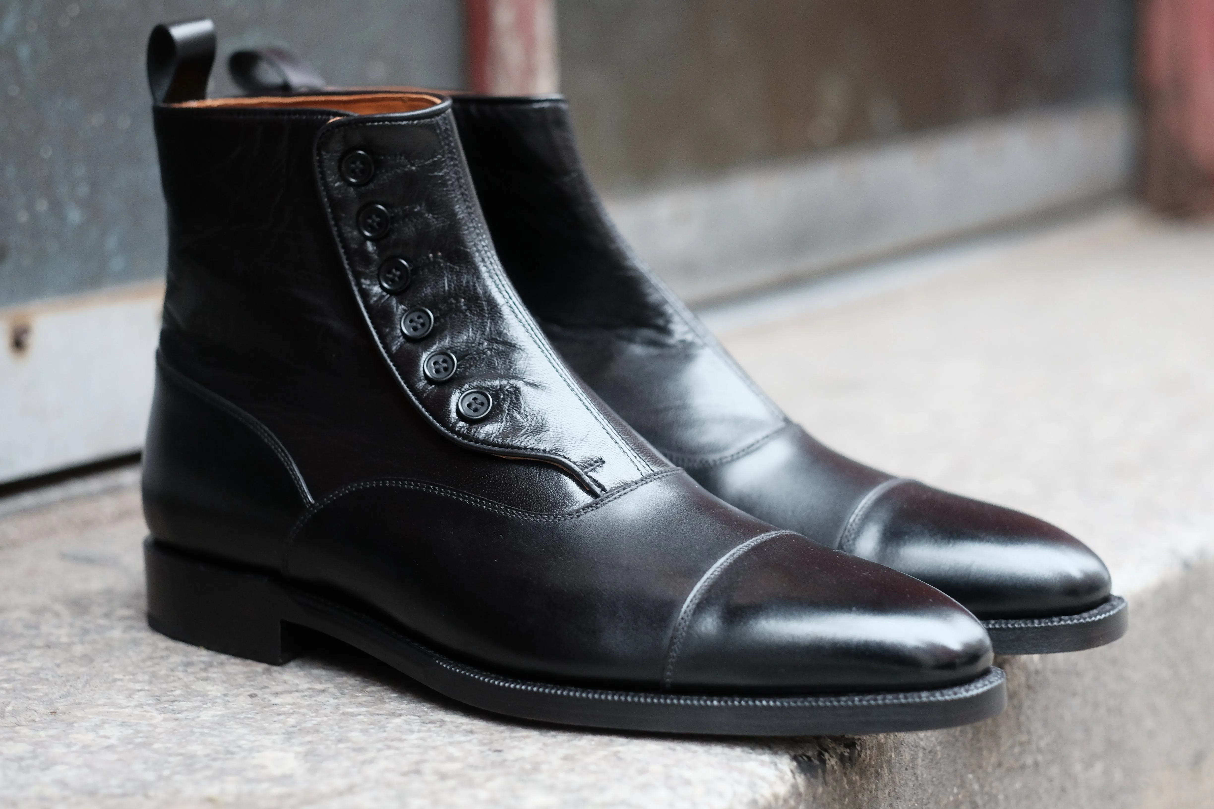 Bellevue - MTO - Black Calf / Black Soft Calf - LPB Last - Single Leather Sole