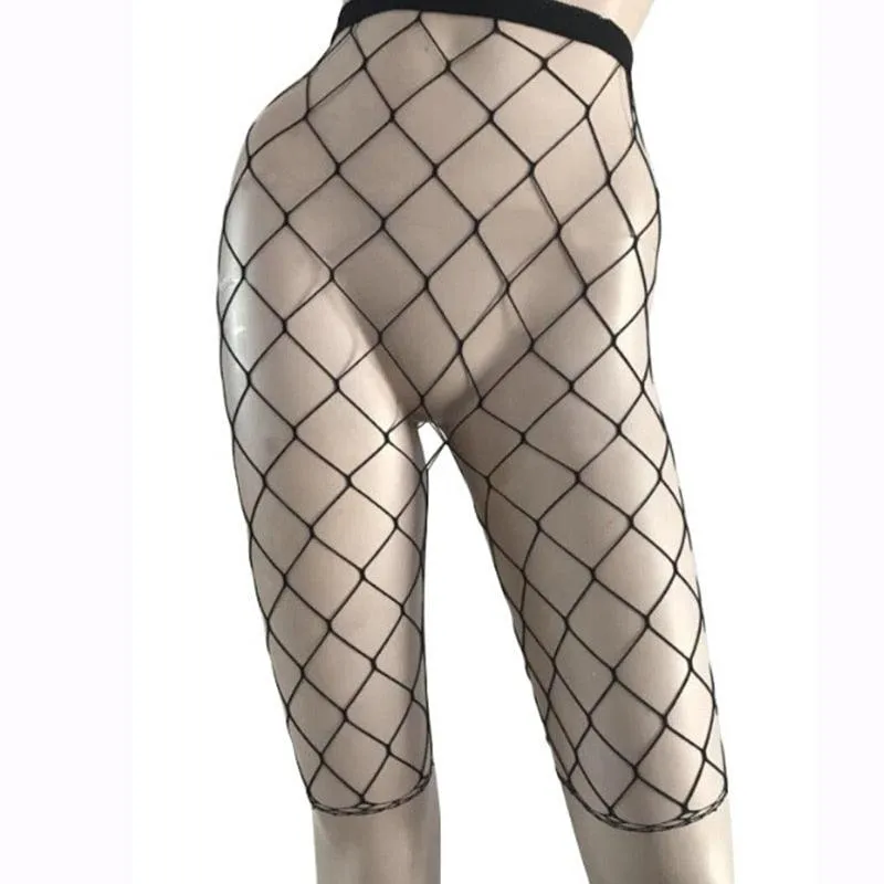 Black Sexy Short Fishnet Pantyhose