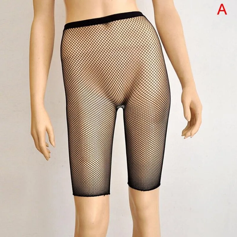 Black Sexy Short Fishnet Pantyhose