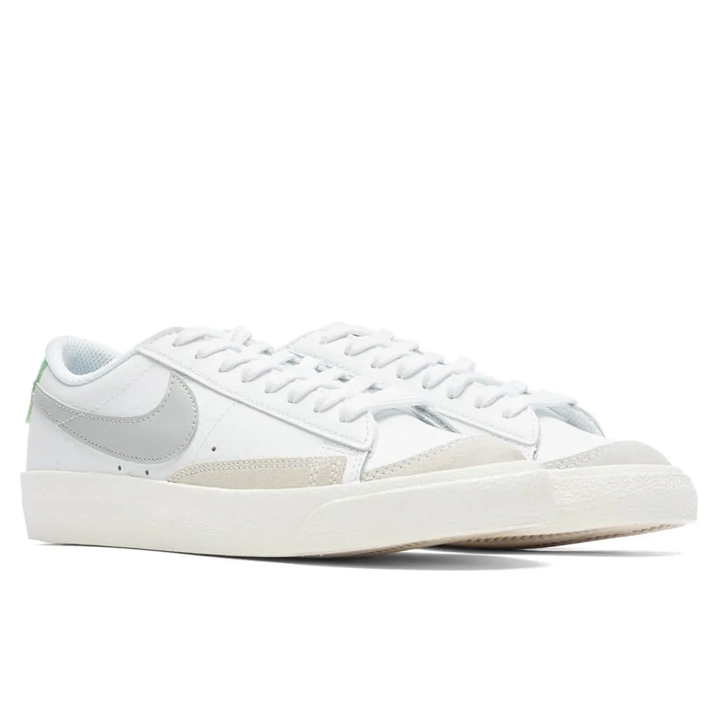 Blazer Low '77 (GS) - White/Grey Fog/Light Menta