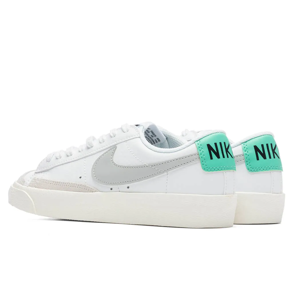 Blazer Low '77 (GS) - White/Grey Fog/Light Menta