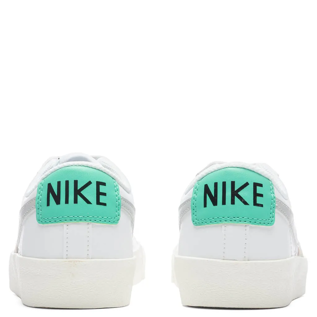 Blazer Low '77 (GS) - White/Grey Fog/Light Menta