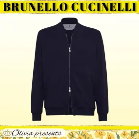 BRUNELLO CUCINELLI  |Long Sleeves Plain Cotton Sweatshirts