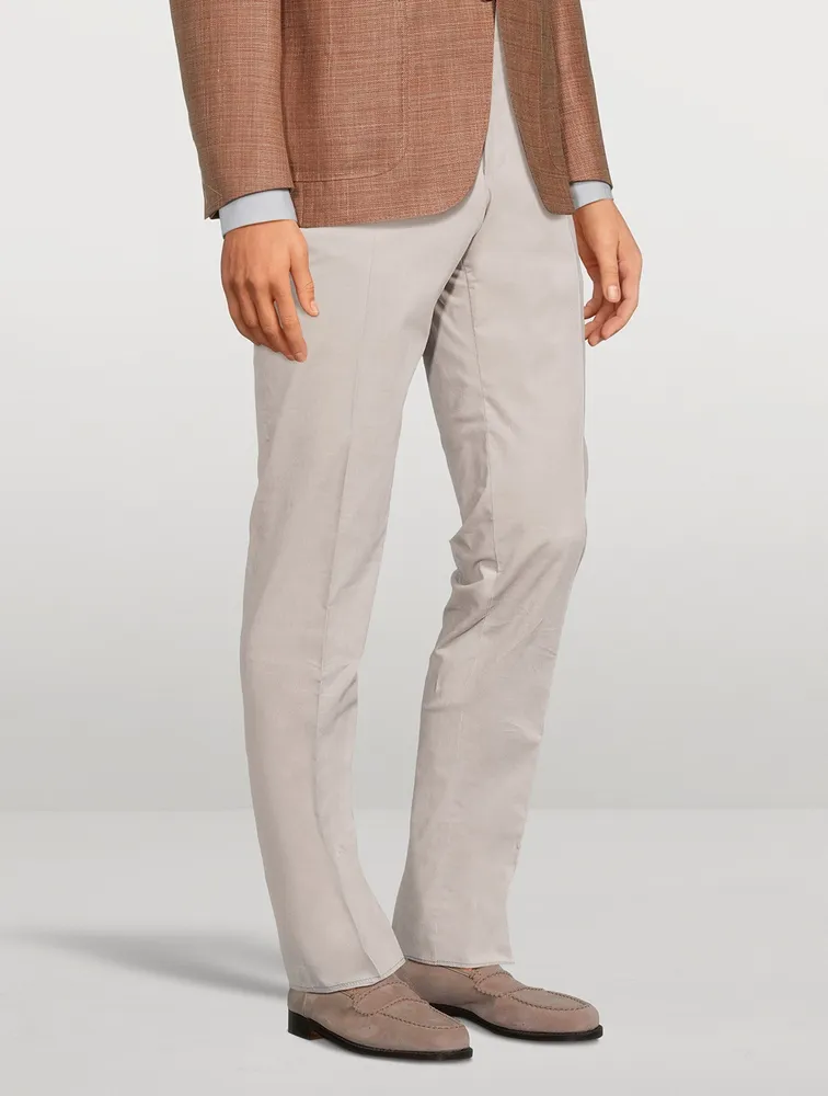 CANALI Cotton Stretch Corduroy Pants