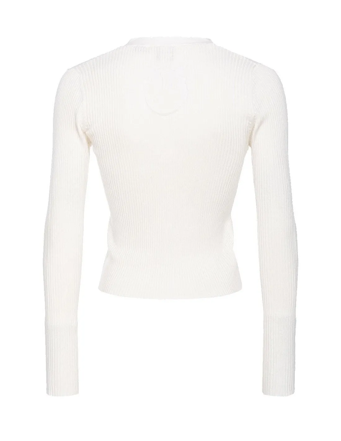 Cardigan Pinko donna 102018A1KW Tilacino bianco