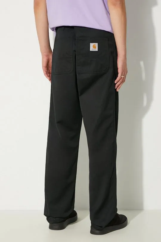 Carhartt WIP trousers Simple Pant men's black color I020075.8902