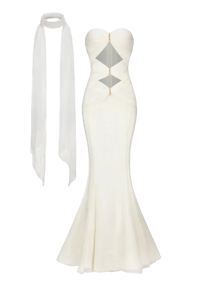 Cassandra Dress (White)