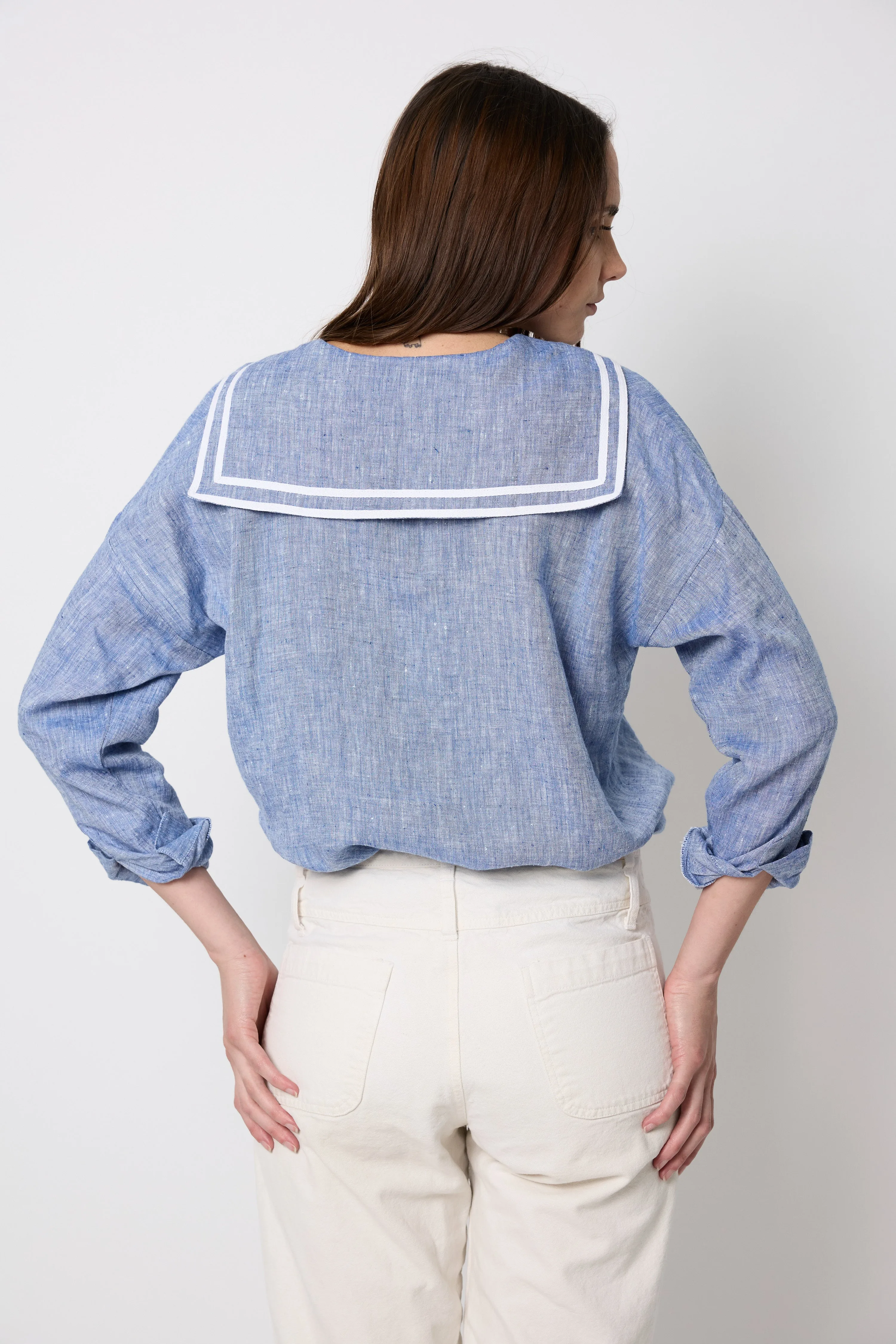 Chambray Sailor Shirt ° Indigo