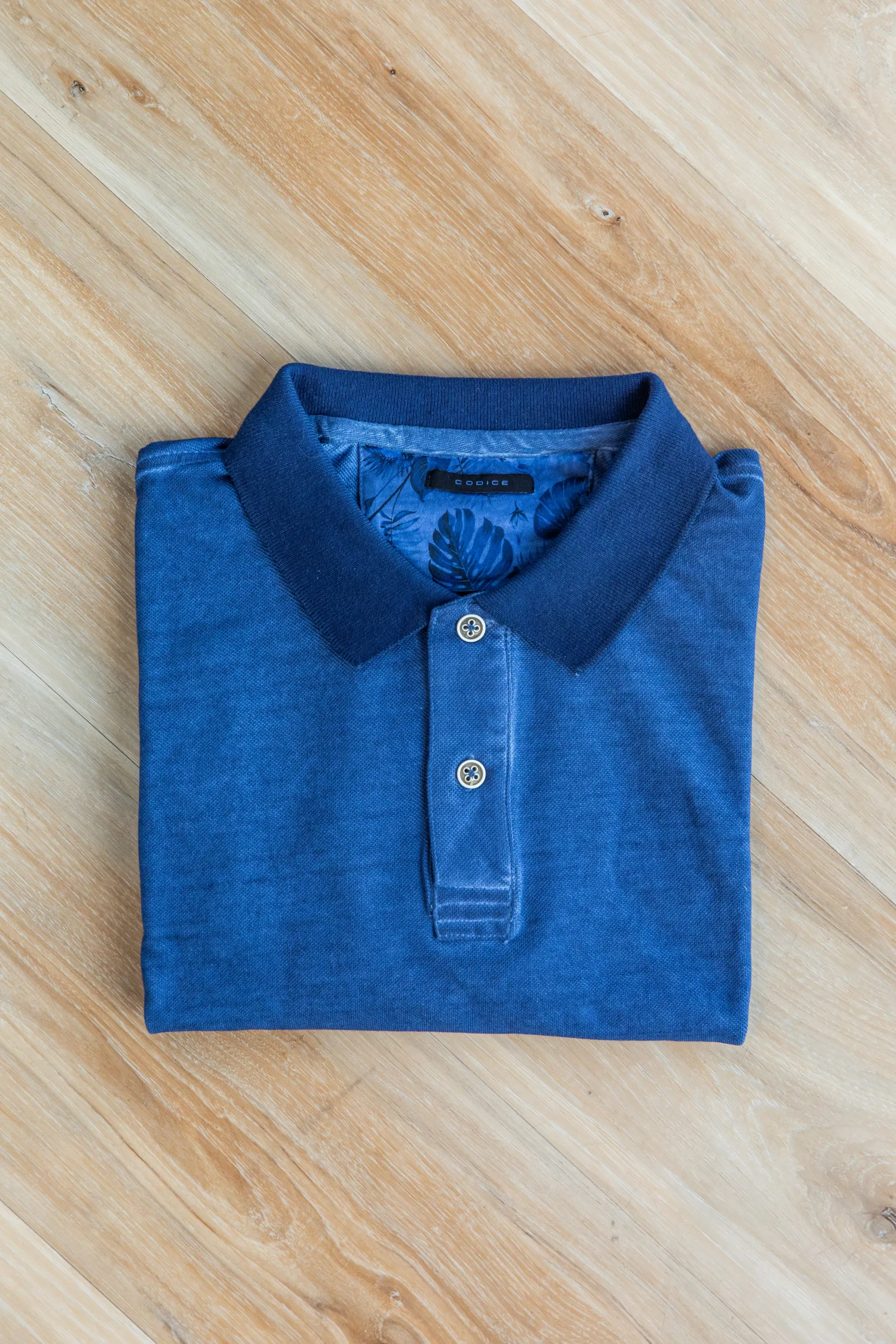 CODICE Navy Short Sleeve Sport Shirt