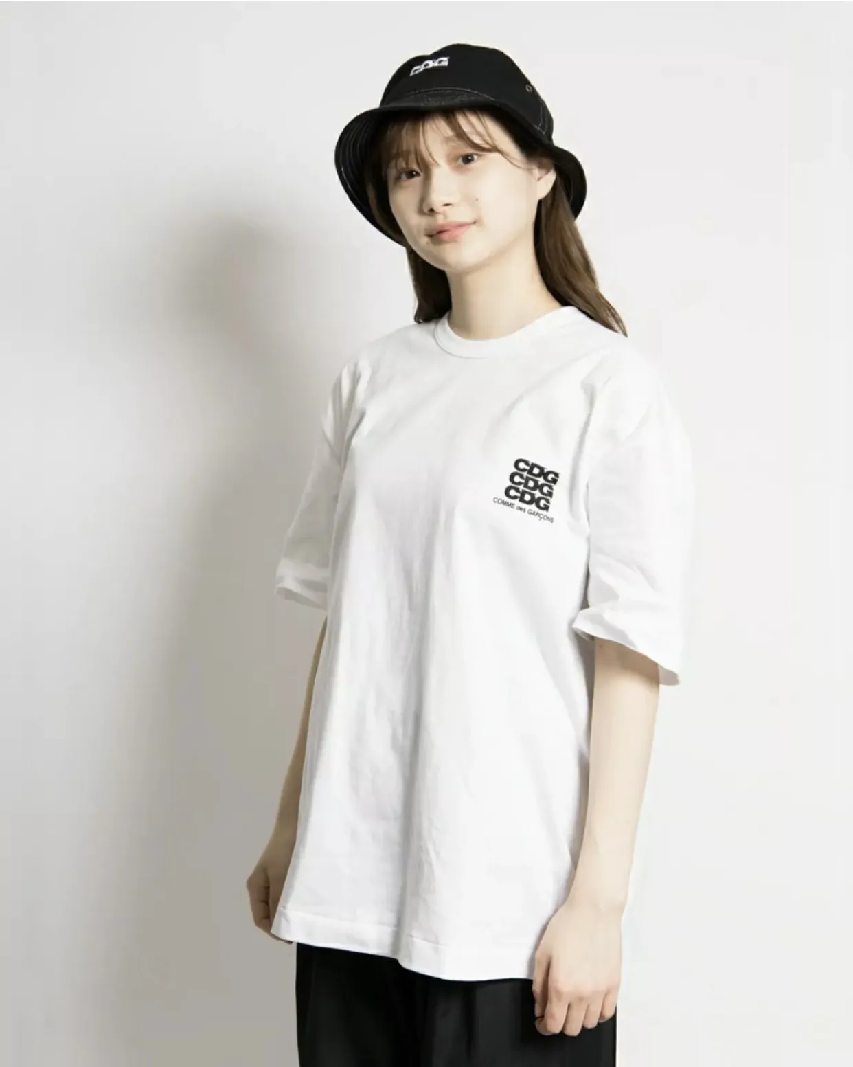 COMME des GARCONS  |Crew Neck Pullovers Unisex Street Style Cotton Short Sleeves