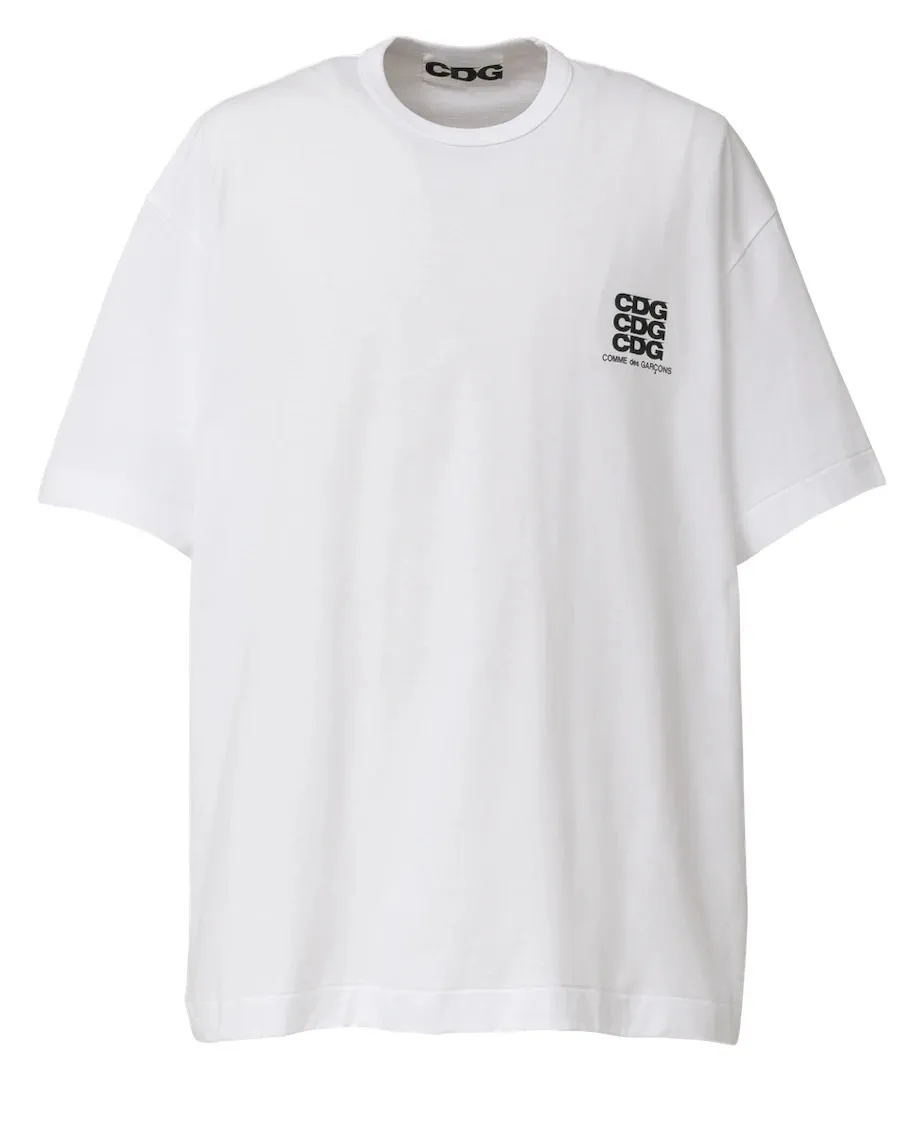 COMME des GARCONS  |Crew Neck Pullovers Unisex Street Style Cotton Short Sleeves