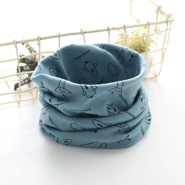 Cotton Baby Scarf Baby Bibs For Boys Girls Burp Cloths Baberos Lovely Kids Collars O Ring Neckerchief